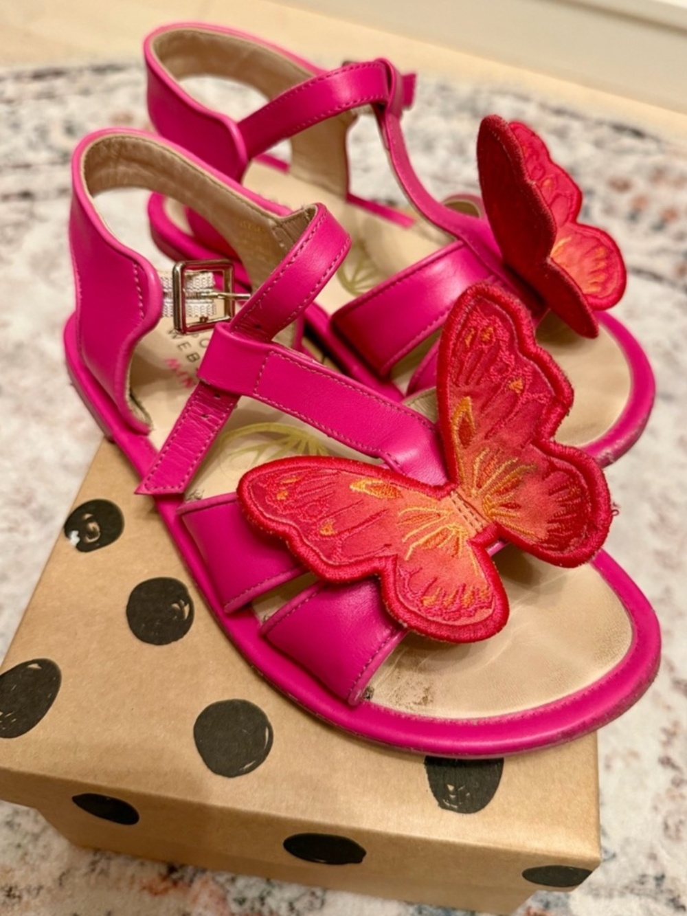 Sophia Webster Mini Shoes Sz 7 kids